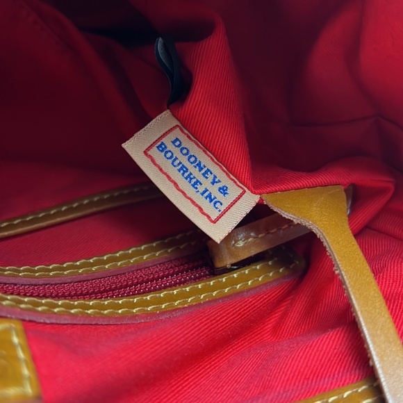 EUC Dooney & Bourke 1975 Logo Shoulder  Hobo Bag - Picture 15 of 16